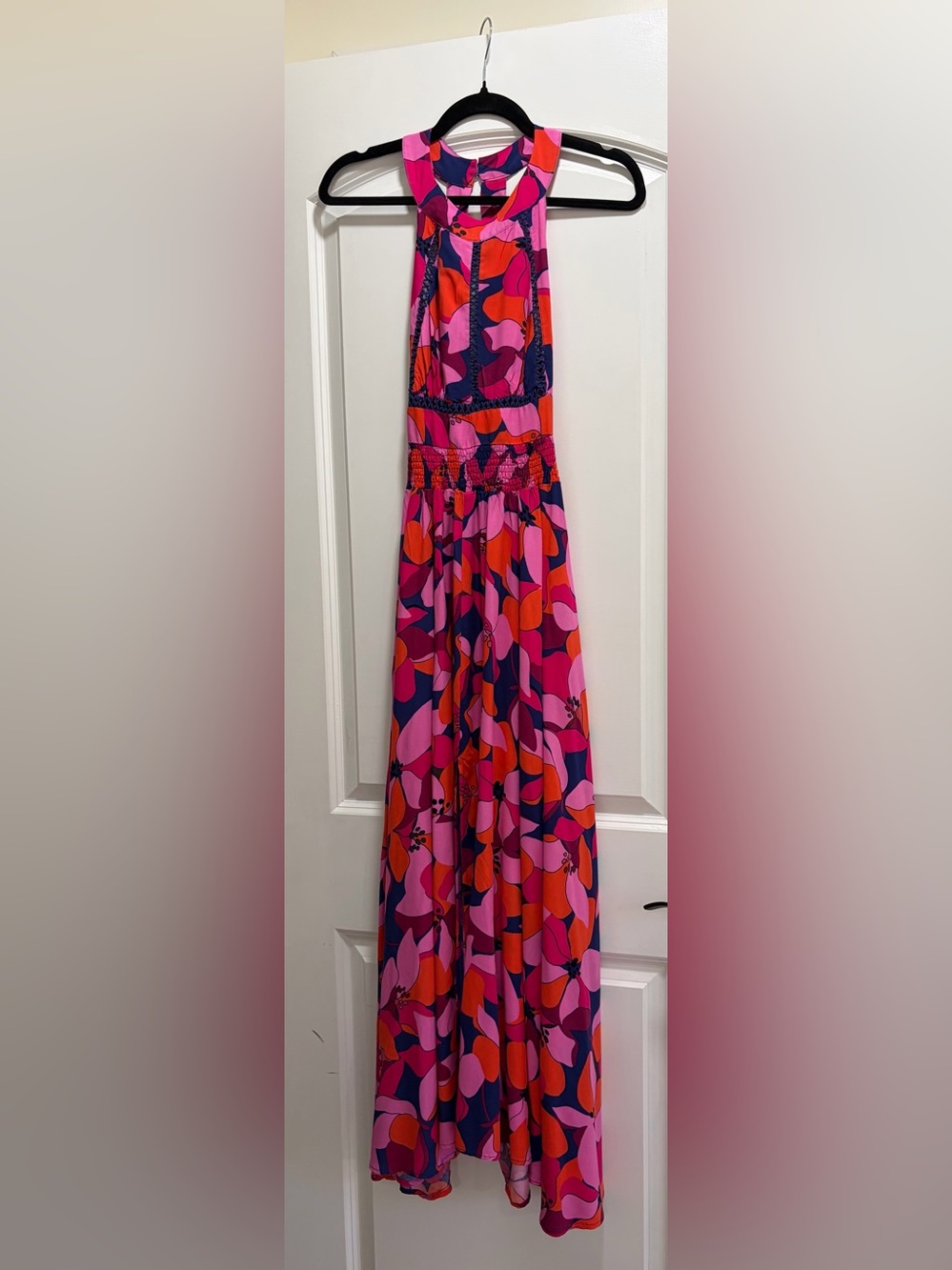 Abel the Label Charlotte Floral Halter Maxi Dress